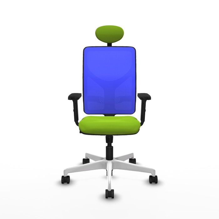 PIQUERAS Y CRESPO Silla de oficina Motilla Pistacho y Azul PIQUERAS Y CRESPO Silla de oficina Motilla Pistacho y Azul