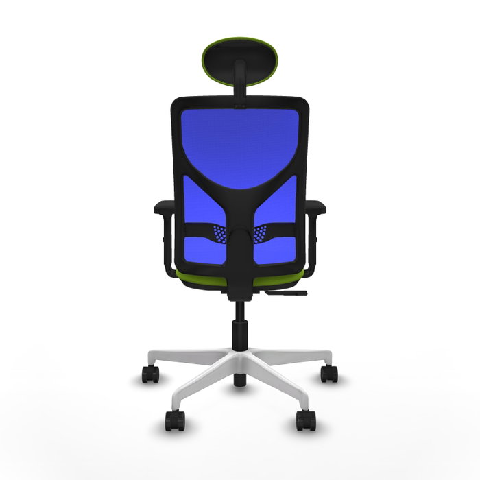 PIQUERAS Y CRESPO Silla de oficina Motilla Pistacho y Azul PIQUERAS Y CRESPO Silla de oficina Motilla Pistacho y Azul