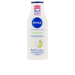 Nivea Lemongrass Loción Corporal 5 en 1 Hidratante Corporal con Aceite de Argán y Citronella, 400 ml