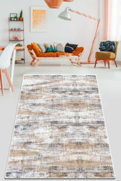 Conceptum Alfombra de Pasillo 80x100 cm, 100% Poliéster, Lavable a Máquina, Antideslizante, Impresión Digital
