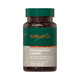 BONUSAN Vitamina E 400 Complejo 60 Perlas