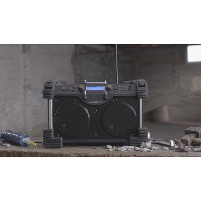 PerfectPro ROCKHART 18V Job Site Radio PerfectPro ROCKHART 18V Job Site Radio