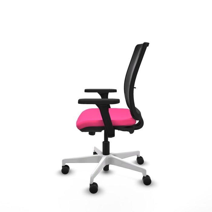 PIQUERAS Y CRESPO Silla de oficina Haches Rosa con mecanismo Sincro/Traslack PIQUERAS Y CRESPO Silla de oficina Haches Rosa con mecanismo Sincro/Traslack