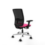 PIQUERAS Y CRESPO Silla de oficina Haches Rosa con mecanismo Sincro/Traslack