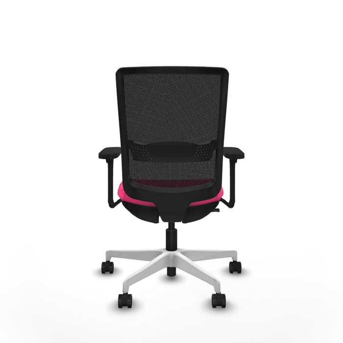 PIQUERAS Y CRESPO Silla de oficina Haches Rosa con mecanismo Sincro/Traslack PIQUERAS Y CRESPO Silla de oficina Haches Rosa con mecanismo Sincro/Traslack