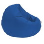 Atelier Del Sofa Puff de Jardín 100 Cushion Pouf - Azul para Exterior, Impermeable, Ø100 cm