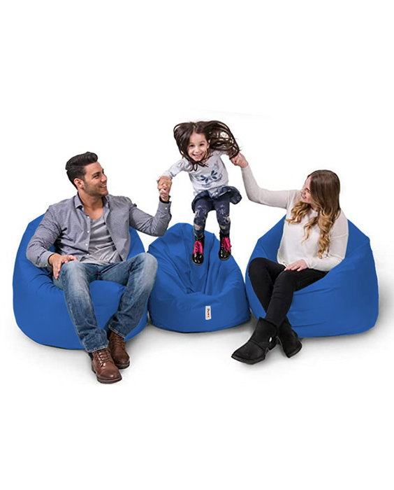 Atelier Del Sofa Puff de Jardín 100 Cushion Pouf - Azul para Exterior, Impermeable, Ø100 cm Atelier Del Sofa Puff de Jardín 100 Cushion Pouf - Azul para Exterior, Impermeable, Ø100 cm