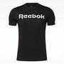 Camiseta de Manga Corta Hombre Reebok Graphic Series Linear Logo Negro