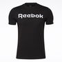 Camiseta de Manga Corta Hombre Reebok Graphic Series Linear Logo Negro