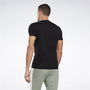 Camiseta de Manga Corta Hombre Reebok Graphic Series Linear Logo Negro