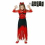 Disfraz de Demonio Halloween para Niña, Rojo y Negro, Talla 10-12 Años