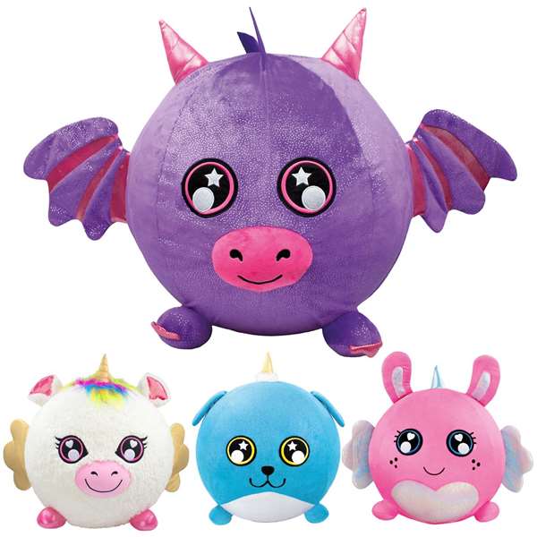 Color Baby Peluche Biggies Inflable Gigante Crece x10 51.5cm Modelos Surtidos Suave Tierno Incluye Bomba Juguete Niños 3+ Años