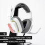 Logitech ASTRO Gaming A10 Auriculares Gaming Diadema InalÃ¡mbricos con MicrÃ³fono Boom, Blanco, 20-20000Hz, Compatibles con PC, PS4, PS5, Xbox One, Series X|S