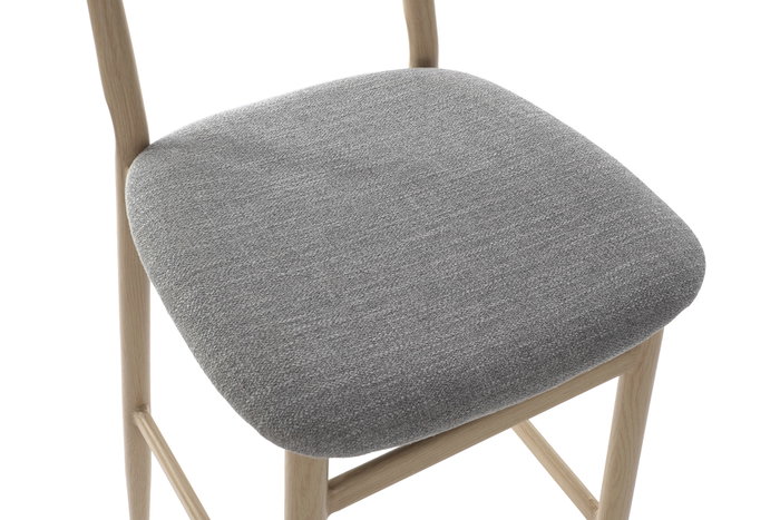 DKD Home Decor Taburete Gris Claro Natural 47 x 108 x 43 cm (2 Unidades)