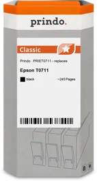 Prindo PRIET0711 Classic Cartucho de tinta negro