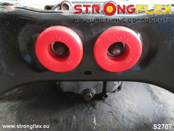 StrongFlex STF276166B Kit Completo Silentblocks Suspensión Subaru Exiga (09-14) YA, Impreza III (07-14) GE GV GH GR, Impreza IV (11-16) GP GJ
