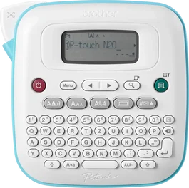 Brother P-touch N20 Dispositivo de Etiquetado Azul y Blanco - Etiquetadora Portátil para Organización Escolar y Doméstica