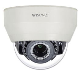 Hanwha Cámara Minidomo AHD 2MP Wisenet 3.2-10mm IR20m 120dB WDR Interior 12/24V XNO-6010R