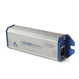 Veracity LONGSPAN Convertidor POE con POE de entrada, POE extendido de salida y pantalla SafeView