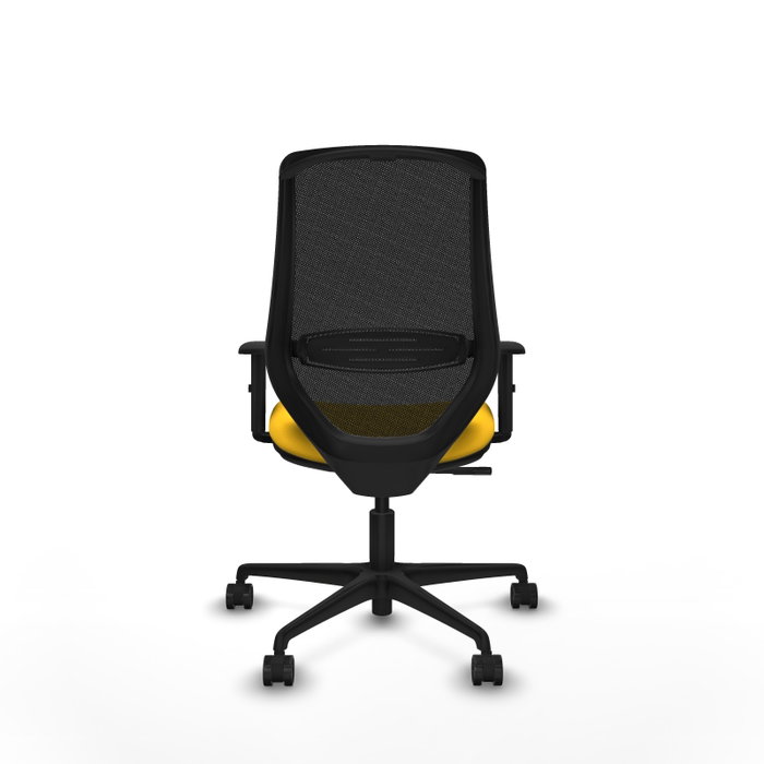 PIQUERAS Y CRESPO Silla de oficina Mardos con mecanismo Sincro Amarillo y Negro PIQUERAS Y CRESPO Silla de oficina Mardos con mecanismo Sincro Amarillo y Negro