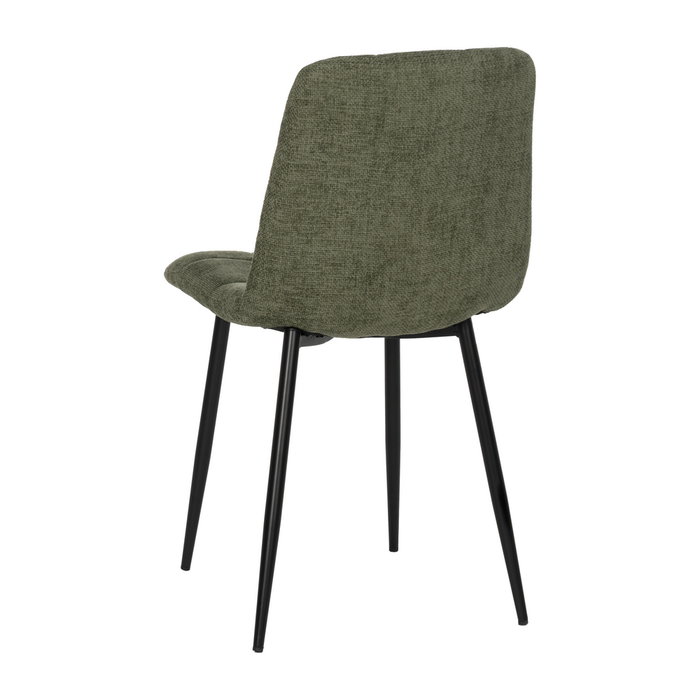 Ixia Silla Verde Tejido-Metal Contract