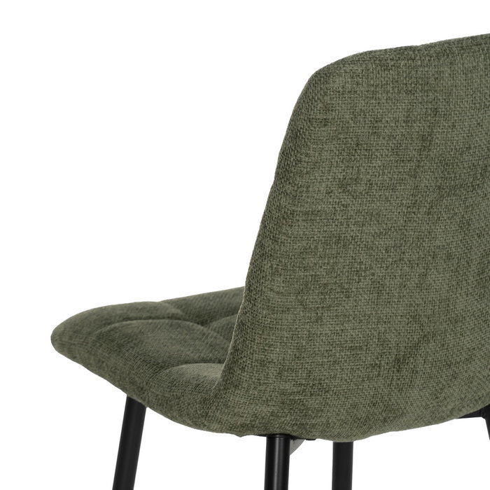 Ixia Silla Verde Tejido-Metal Contract