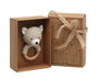 KioKids Mordedor Osito Madera Y Algodón Beige Cotton Friends +3 Meses