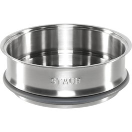 Staub Inserto para vapor redondo 24 cm de acero inoxidable