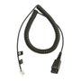 Jabra 8800-01-01 Cable QD a RJ10 en espiral, Negro