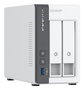 Qnap Servidor NAS TS-216GR+ con 2 Bandejas ARM Quad-Core 2 GHz 4 GB RAM 2.5 GbE Cifrado AES-256 RAID 0/1 38.6 TB SATA QTS 5.1.7