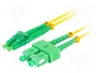 Lanberg Cable de fibra óptica 2 m SC/APC a LC/APC Amarillo G.657.A1