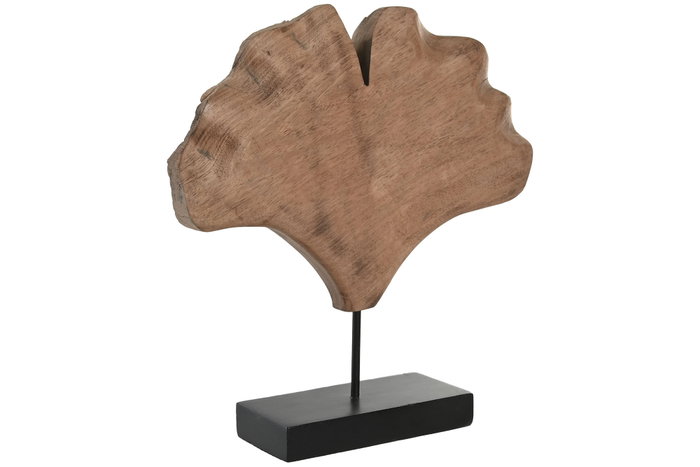 DKD Home Decor Decoración Mango y Hierro Ginko Tallado DKD Home Decor Decoración Mango y Hierro Ginko Tallado