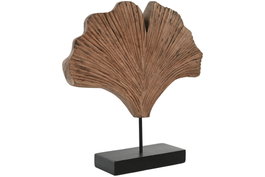 DKD Home Decor Decoración Mango y Hierro Ginko Tallado