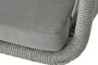DKD Home Decor Silla de Aluminio y Ratán Sintético con Cojín