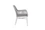 DKD Home Decor Silla de Aluminio y Ratán Sintético con Cojín