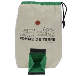 Cook Concept Bolsa-Dispensador de Patatas de Algodón-Lino