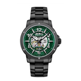 Kenneth Cole KCWGY0064001 con esfera verde y correa gris