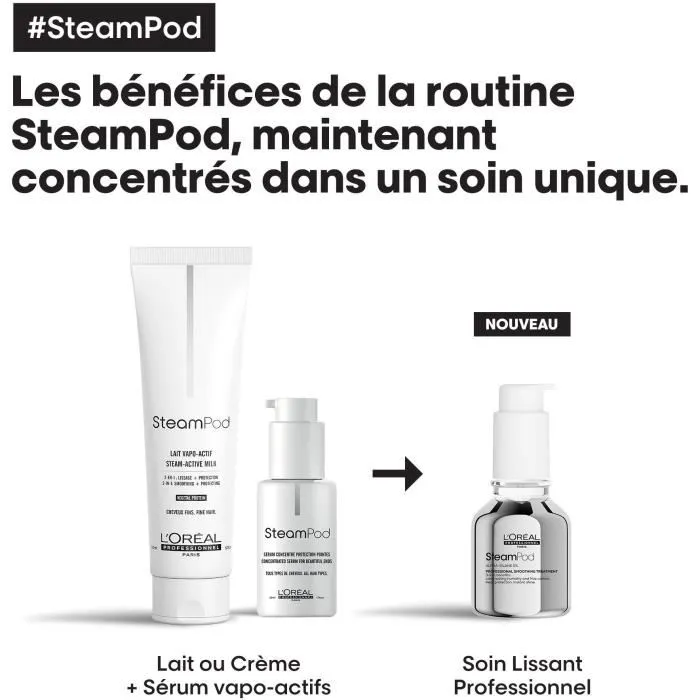 L'Oréal Professionnel Paris Concentrado SteamPod 3 en 1 de 50 ml