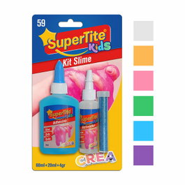Supertite Kit slime en blíster con colores surtidos