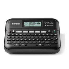 Brother PT-D460BTVP Etiquetadora de sobremesa con USB y Bluetooth 5.0, Kit con maletín, teclado QWERTY, cinta TZe de 18 mm, hasta 16 caracteres