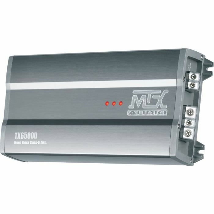 Mtx Audio MTX TX6500D Amplificador 12V Mono Clase-D 500W RMS Aluminio Mtx Audio MTX TX6500D Amplificador 12V Mono Clase-D 500W RMS Aluminio