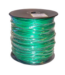 SIFER Cuerda de Plástico Forrado 5 mm x 100 Metros Verde
