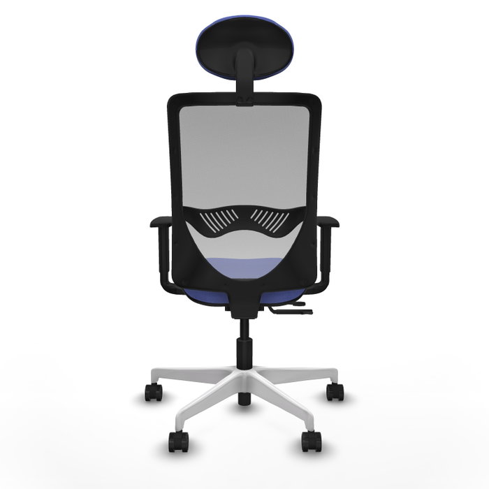 PIQUERAS Y CRESPO Silla de oficina Zulema con mecanismo Sincro/Traslack, Azul claro y Gris PIQUERAS Y CRESPO Silla de oficina Zulema con mecanismo Sincro/Traslack, Azul claro y Gris