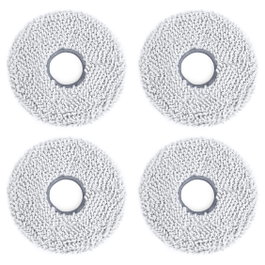 ECOVACS Bayeta para mopa DWP020022 para familia T50, T50 Max y T30 C PRO, 4 unidades