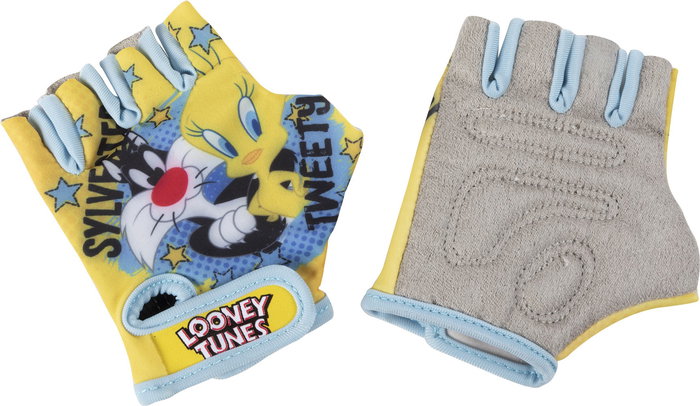 Looney Tunes Guantes Ciclismo Abiertos Niños CZ10958 Talla XS 4-8 Años