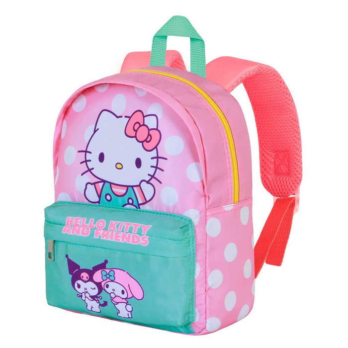 Hello Kitty Mochila Preescolar Rosa Ligera con Compartimento y Bolsillo Frontal para Niñas Hello Kitty Mochila Preescolar Rosa Ligera con Compartimento y Bolsillo Frontal para Niñas