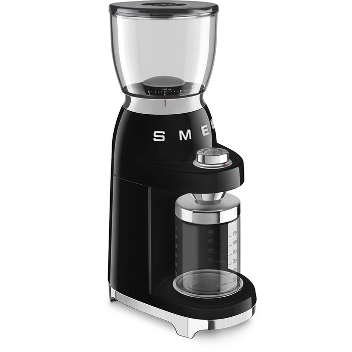 Molinillo de cafÉ smeg 50'style negro cgf11bleu
