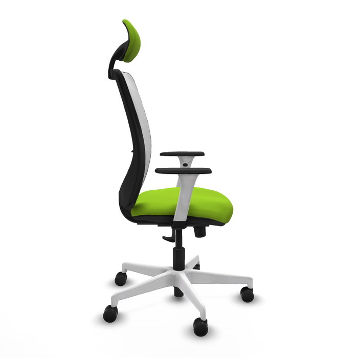 PIQUERAS Y CRESPO Silla de oficina Zulema, Mecanismo Sincro, Pistacho y Blanco PIQUERAS Y CRESPO Silla de oficina Zulema, Mecanismo Sincro, Pistacho y Blanco
