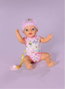 ZAPF CREATION BABY born Muñeca Niña Lena 36cm con 7 Funciones