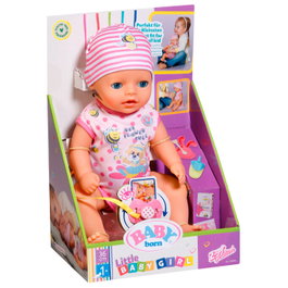 Zapf Creation Baby Born Muñeca Niña 36cm con 7 funciones, 834596